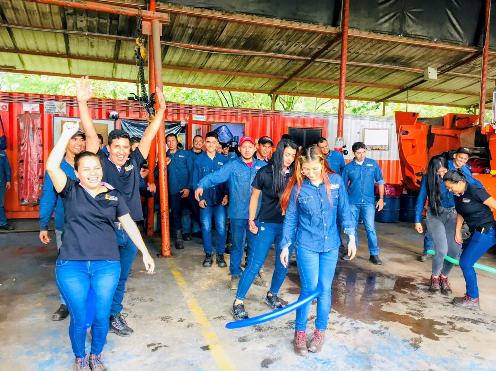 Evento empresarial y recreación laboral